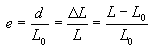 The strain used for the engineering stress-strain curve is the average linear strain