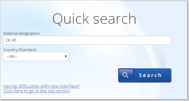 Defining search criteria