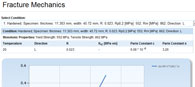 Fracture Mechanics Data: Step 3