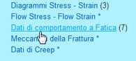 Dati di fatica: Step 2