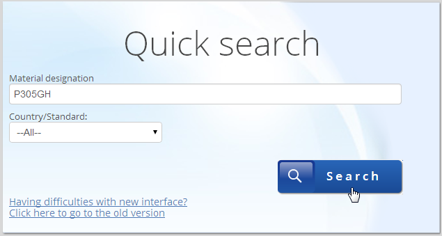 Defining search criteria