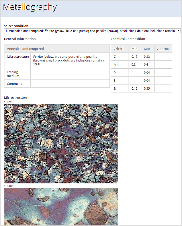 Getting physical properties
